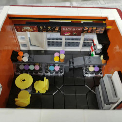 moc city street expert bakery shop bricks toy 10180