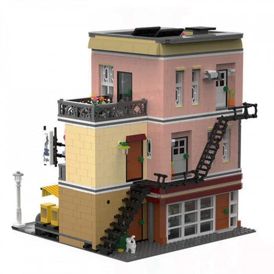 moc city street expert bakery shop bricks toy 10180 moc city street expert bakery shop bricks toy 10180