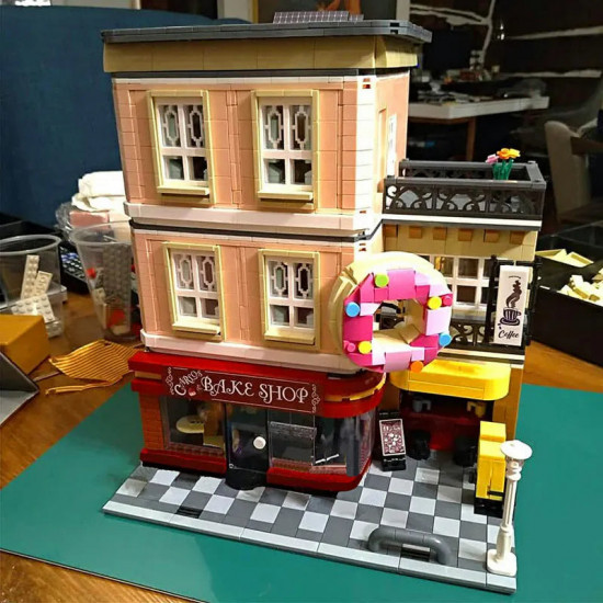 moc city street expert bakery shop bricks toy 10180 moc city street expert bakery shop bricks toy 10180