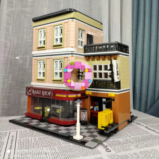 moc city street expert bakery shop bricks toy 10180 moc city street expert bakery shop bricks toy 10180