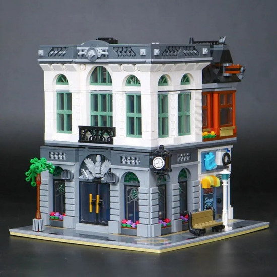 moc city street expert city brick bank bricks toy 15001 moc city street expert city brick bank bricks toy 15001