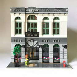 moc city street expert city brick bank bricks toy 15001