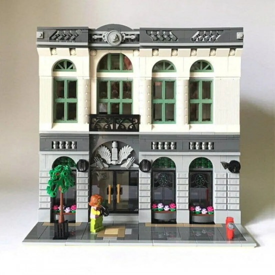 moc city street expert city brick bank bricks toy 15001 moc city street expert city brick bank bricks toy 15001