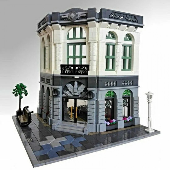 moc city street expert city brick bank bricks toy 15001 moc city street expert city brick bank bricks toy 15001
