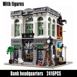 moc city street expert city brick bank bricks toy 15001