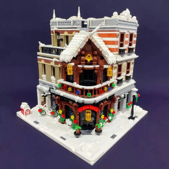 moc city street expert claus toys store bricks toy 89143 moc city street expert claus toys store bricks toy 89143