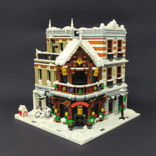 moc city street expert claus toys store bricks toy 89143 moc city street expert claus toys store bricks toy 89143