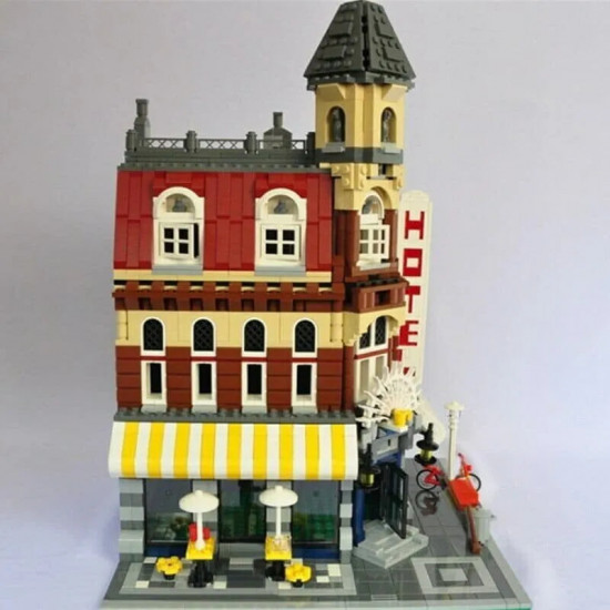 moc city street expert corner cafe bricks toys 15002 moc city street expert corner cafe bricks toys 15002