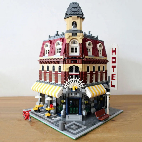 moc city street expert corner cafe bricks toys 15002 moc city street expert corner cafe bricks toys 15002