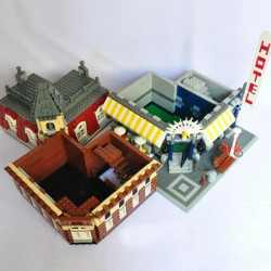 moc city street expert corner cafe bricks toys 15002