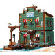 moc city street expert fisherman club house bricks toy 30107 moc city street expert fisherman club house bricks toy 30107