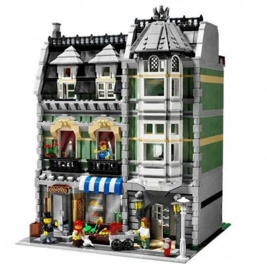 moc city street expert green grocer store bricks toy 15008 moc city street expert green grocer store bricks toy 15008