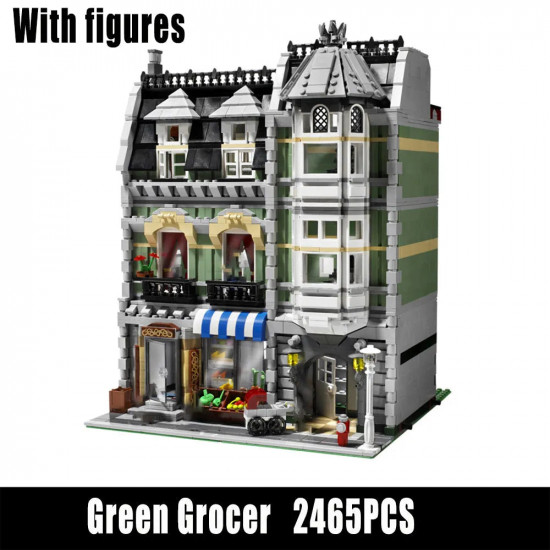 moc city street expert green grocer store bricks toy 15008 moc city street expert green grocer store bricks toy 15008