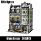 moc city street expert green grocer store bricks toy 15008 moc city street expert green grocer store bricks toy 15008
