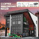 moc city street expert modern coffee house bricks toys 16036 moc city street expert modern coffee house bricks toys 16036