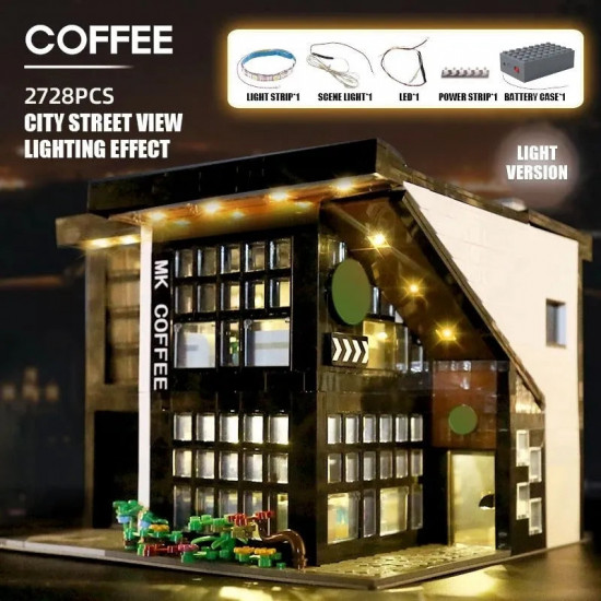 moc city street expert modern coffee house bricks toys 16036 moc city street expert modern coffee house bricks toys 16036