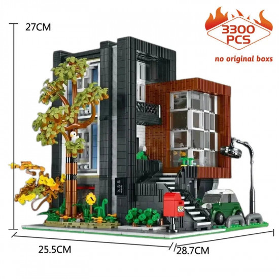 moc city street expert modern korean villa bricks toy 10205 moc city street expert modern korean villa bricks toy 10205