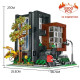 moc city street expert modern korean villa bricks toy 10205 moc city street expert modern korean villa bricks toy 10205