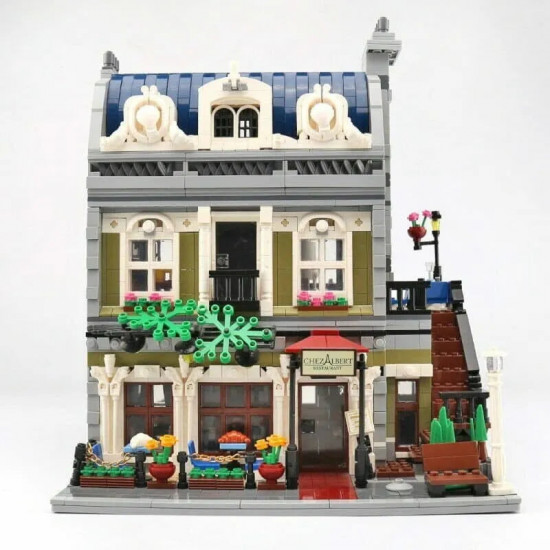 moc city street expert parisian restaurant bricks toy 15010 moc city street expert parisian restaurant bricks toy 15010