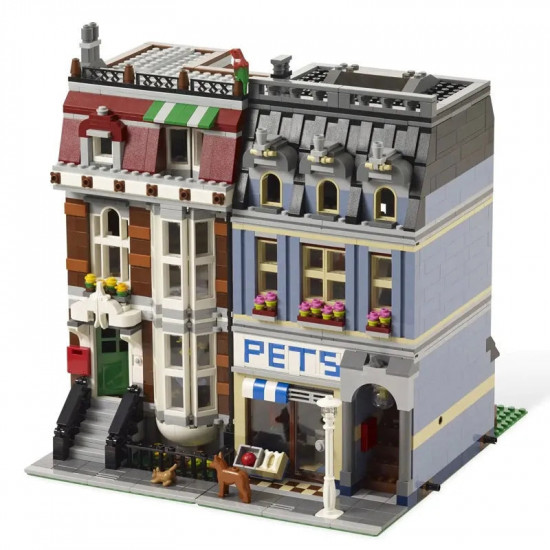 moc city street expert pet shop store bricks toy 15009 moc city street expert pet shop store bricks toy 15009