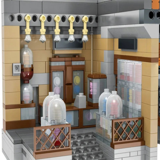 moc city street expert toys store square bricks toy 10190 moc city street expert toys store square bricks toy 10190