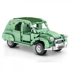 moc classic citroen vintage car bricks toys 705500