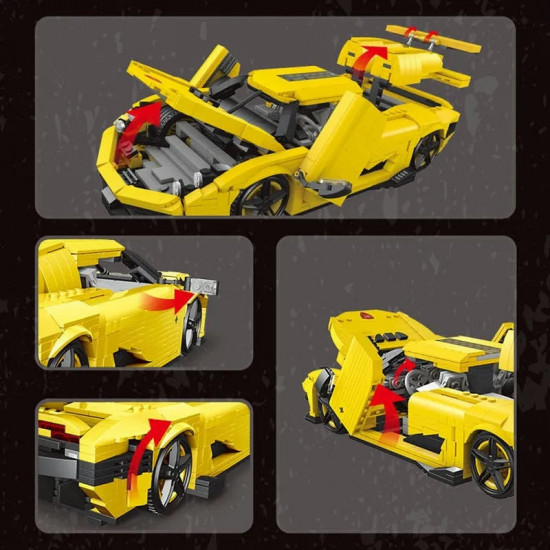 moc classic sports racing car koenigsegg regera bricks toy moc classic sports racing car koenigsegg regera bricks toy