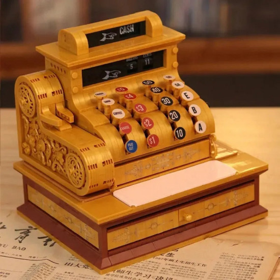 moc classic vintage cash register mini retro bricks toys moc classic vintage cash register mini retro bricks toys