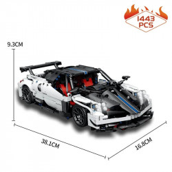 moc concept pagani roadster sports car bricks toys c017