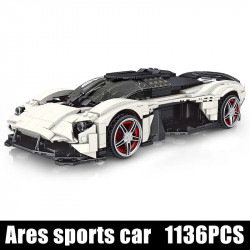 moc creative 10016 as-valkyrie sports racing car bricks toys