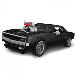 moc creative doge chargers muscle sports car bricks toys 10028