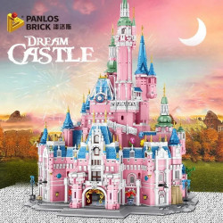 moc creative expert girl princess dream castle bricks toy