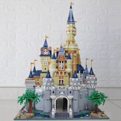 moc creative expert girl princess paradise castle bricks toy