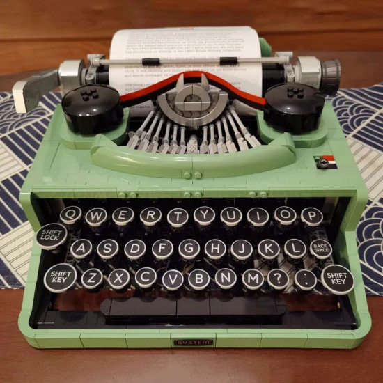 moc creative expert retro typewriter bricks toy 66886 moc creative expert retro typewriter bricks toy 66886