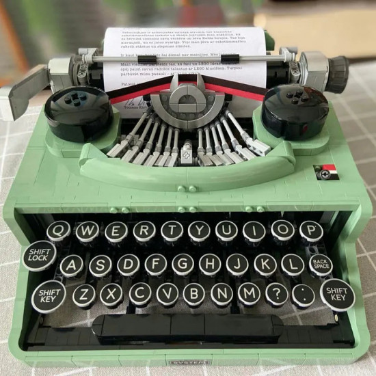 moc creative expert retro typewriter bricks toy 66886 moc creative expert retro typewriter bricks toy 66886