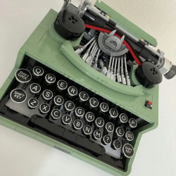 moc creative expert retro typewriter bricks toy 66886