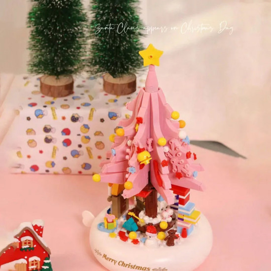 moc creative idea christmas tree music box light bricks toy moc creative idea christmas tree music box light bricks toy