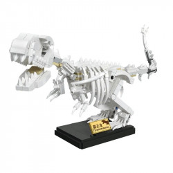 moc creative idea dinosaur world t rex fossil bricks toys