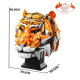 moc creative idea expert zodiac signs tiger head king of beasts moc creative idea expert zodiac signs tiger head king of beasts