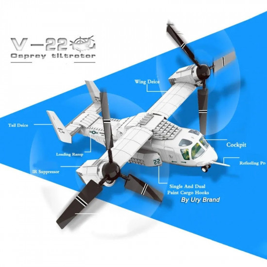 moc creator boeing v22 bell osprey bricks toys 5006 moc creator boeing v22 bell osprey bricks toys 5006