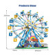 moc creator city rotating ferris wheel bricks kids toys moc creator city rotating ferris wheel bricks kids toys