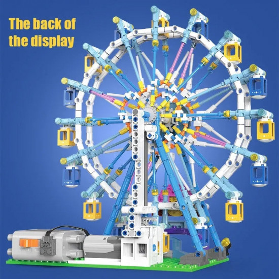 moc creator city rotating ferris wheel bricks kids toys moc creator city rotating ferris wheel bricks kids toys