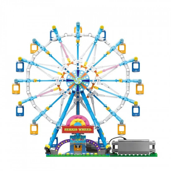 moc creator city rotating ferris wheel bricks kids toys moc creator city rotating ferris wheel bricks kids toys