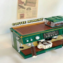 moc creator classic coffee machine mini bricks toys dz6017