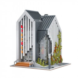 moc creator expert 011001 modern library bricks toy