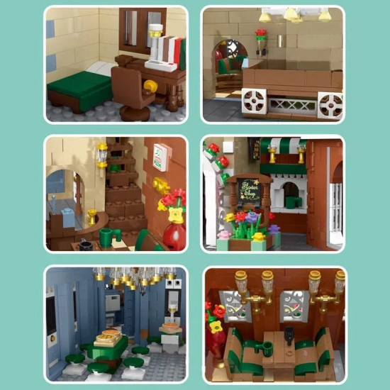 moc creator expert afternoon tea restaurant bricks toy moc creator expert afternoon tea restaurant bricks toy