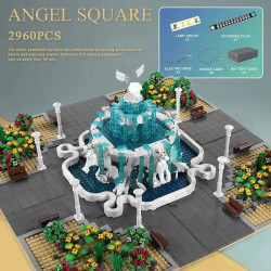 moc creator expert angel square park bricks toy 16003