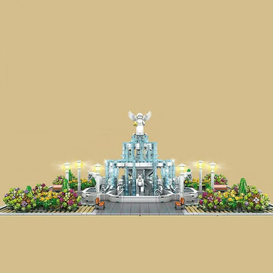 moc creator expert angel square park bricks toy 16003 moc creator expert angel square park bricks toy 16003