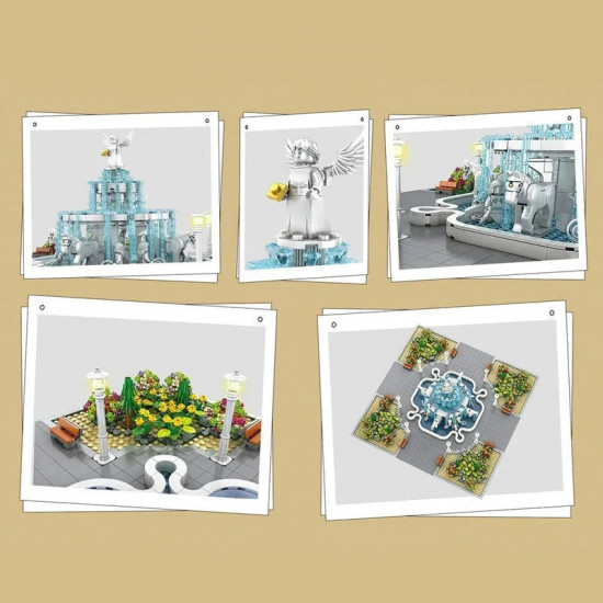 moc creator expert angel square park bricks toy 16003 moc creator expert angel square park bricks toy 16003