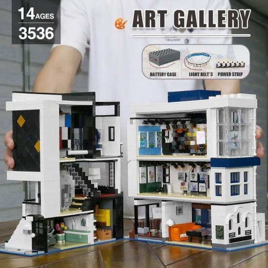 moc creator expert art gallery showcase bricks toy 16043 moc creator expert art gallery showcase bricks toy 16043